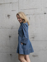 Denim MIni Dress Blå