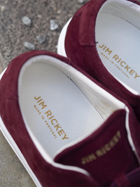 Spin Suede Burgunder