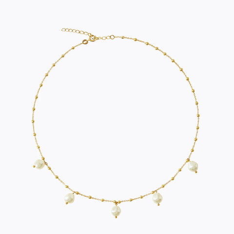 Emmy pearl Necklace Gull