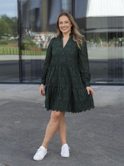 Holi Ls Dress Grønn