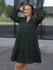 Holi Ls Dress Grønn