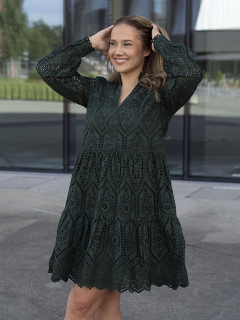 Holi Ls Dress Grønn