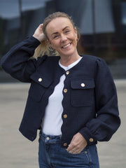 Josephine Jacket Mørkeblå