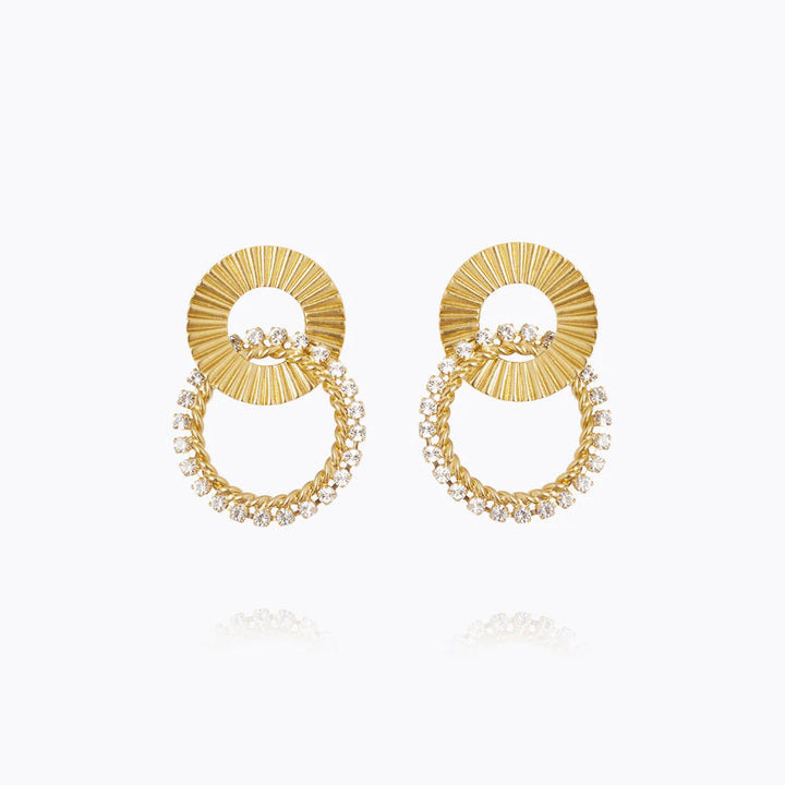 Gianna Earrings Gold Gull