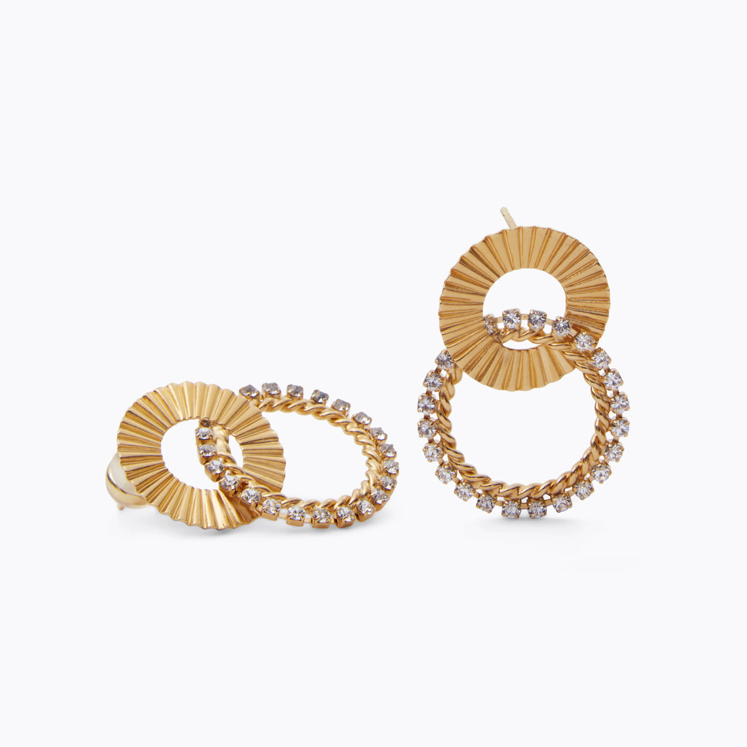 Gianna Earrings Gold Gull