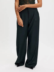 Paula Wide Pant Sjøgrønn