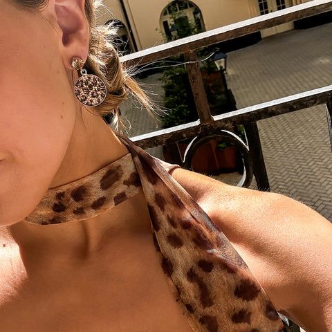Chloe Earrings Leopard