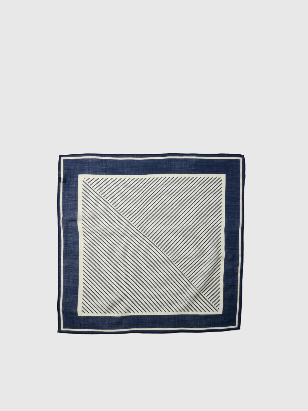 Ria wool scarf Hvit/Blå