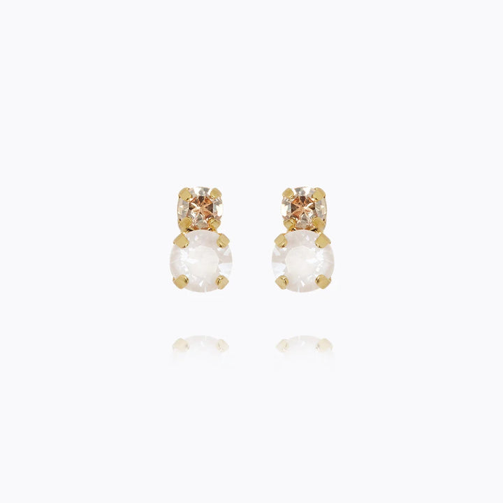 Leah Earrings Hvit