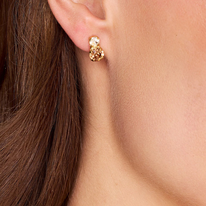 Leah Earrings Hvit