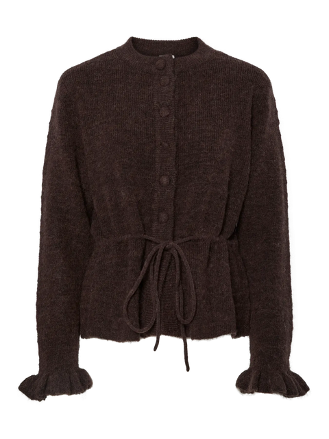 Thellis Knit Cardigan Brun