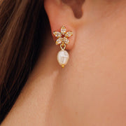 Emmy Earrings gold Gull