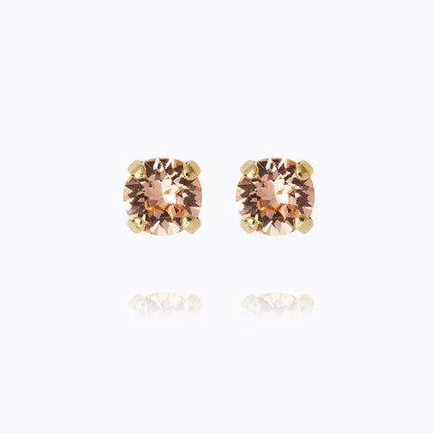 Mini Stud Earrings Light Peach