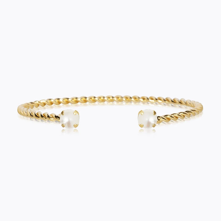 Mini twisted bracelet Hvit