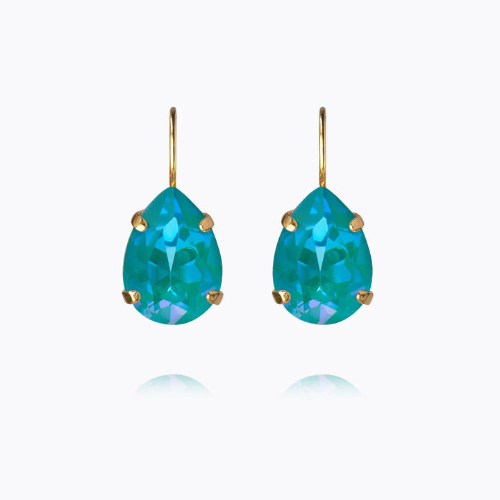 Mini drop clasp earrings Turkis