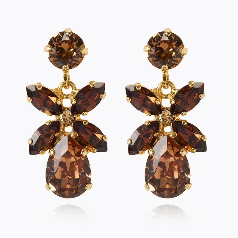 Mini Dione Earrings Brun