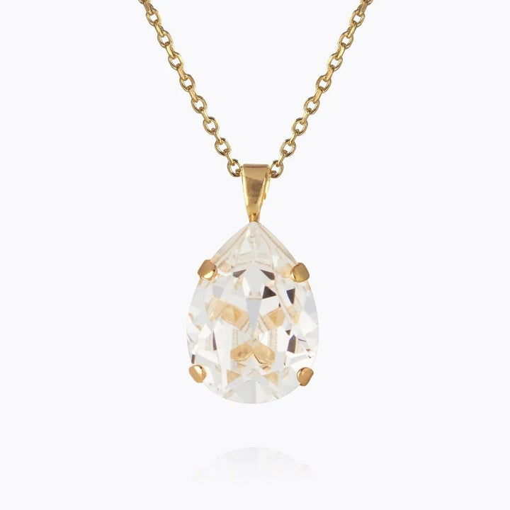 Mini drop necklace Crystal
