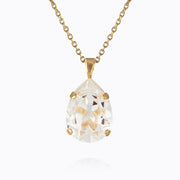 Mini drop necklace Crystal