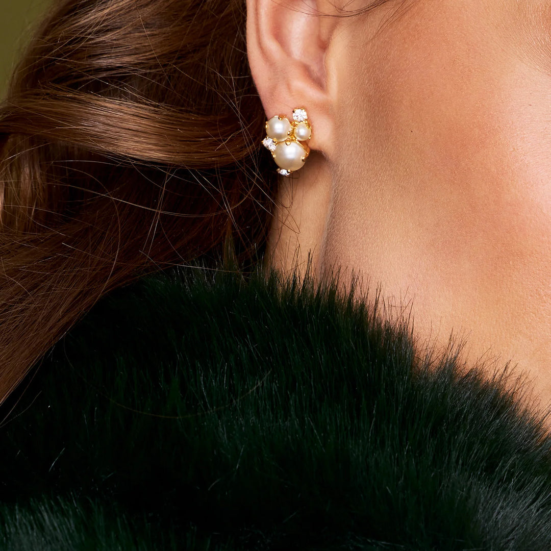 Molly Earrings Hvit