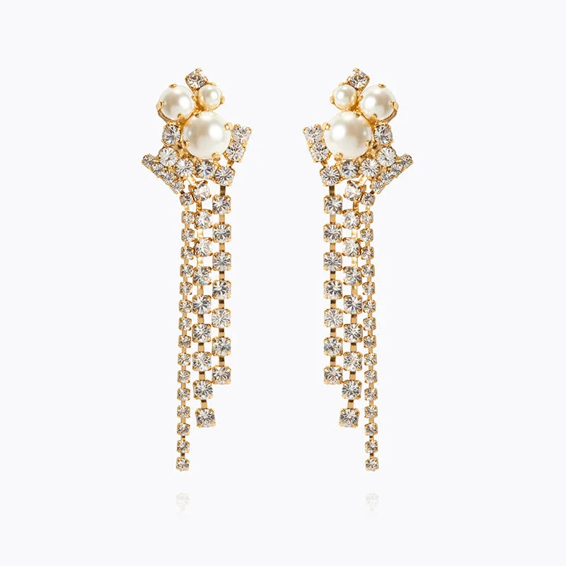 Molly statement earrings Hvit