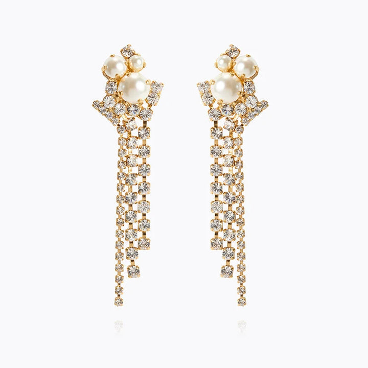 Molly statement earrings Hvit