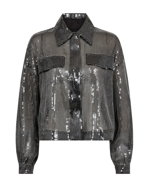 Trucker Jacket Sølv