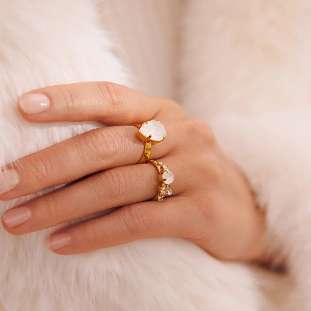 Stardust Ring Hvit