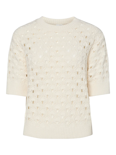 Mansa Knit Pullovwer Hvit