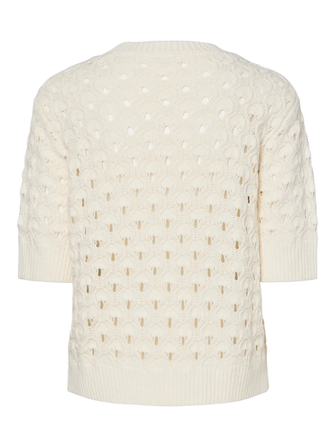 Mansa Knit Pullovwer Hvit