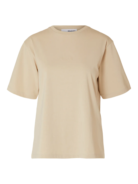 Lisa Hankie Tee Beige