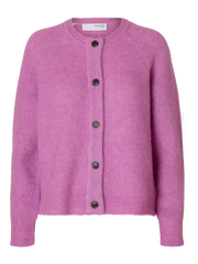 Lulu LS knit Short Cardigan Rosa