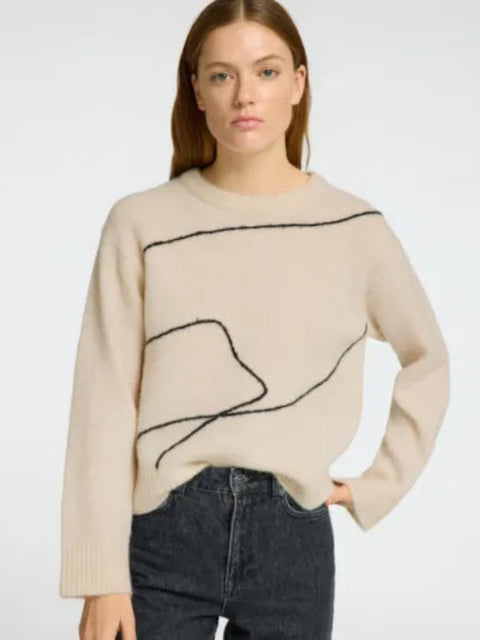 Sia Knit artwork Beige