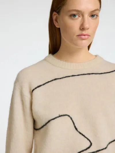 Sia Knit artwork Beige