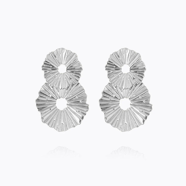 Vassia Earrings Rhodium Sølv