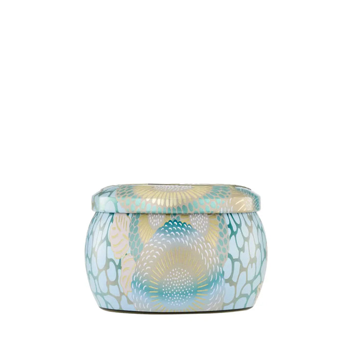 Mini Tin Candle Callifornia Summers Lyseblå
