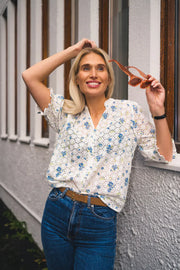 Eivor 2/4 Shirt Blomstrete