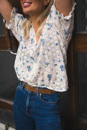 Eivor 2/4 Shirt Blomstrete