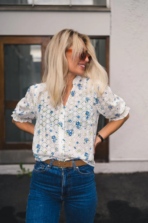 Eivor 2/4 Shirt Blomstrete