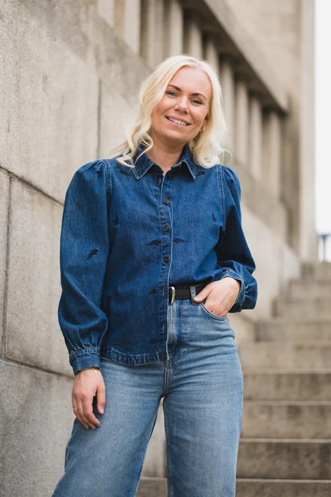 Frida Shirt Blå