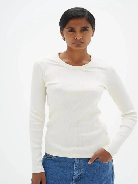 Dagna T-shirt LS Hvit