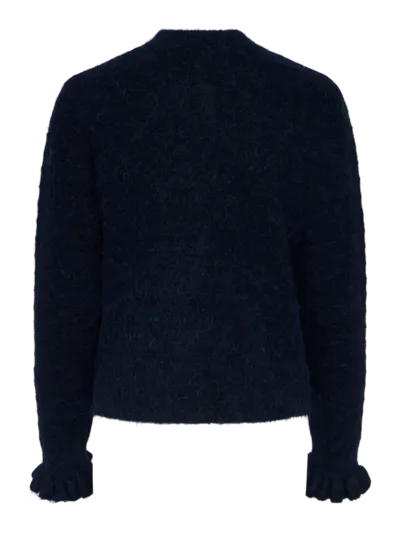 Thellis Ls Knit Mørkeblå