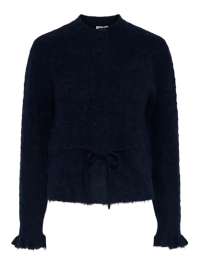 Thellis Ls Knit Mørkeblå