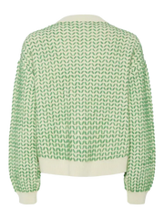 Gea Ls Knit Cardigan Grønn