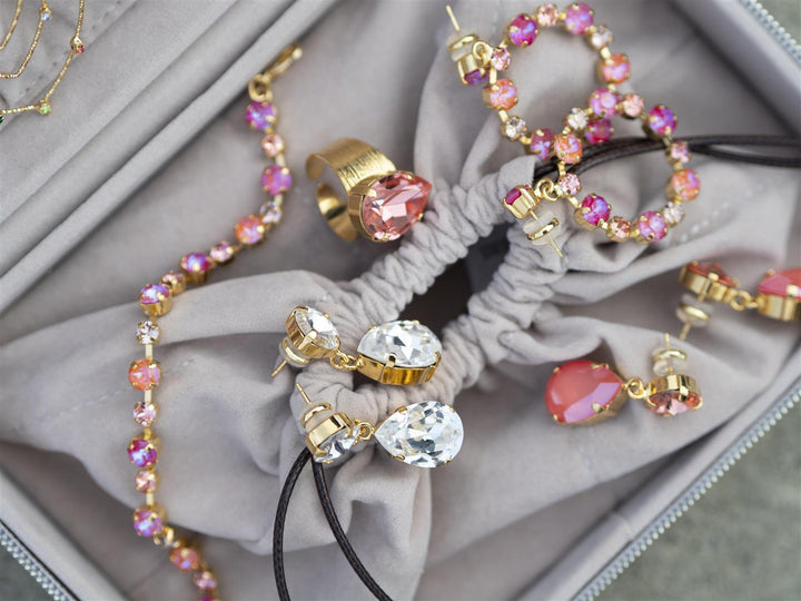 Classic Drop Earings Crystal