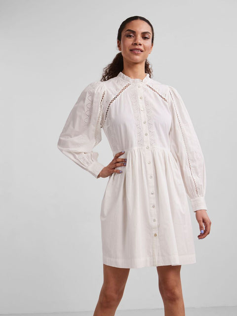 Kenora Shirt Dress Hvit