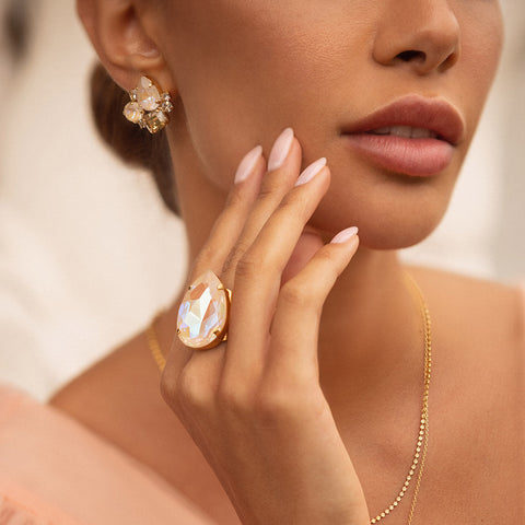 Angelina Earrings Cream