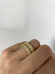 Eternity Diamond Ring Gold 54 Gull