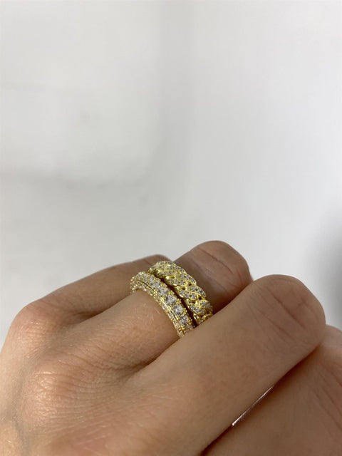 Eternity Diamond Ring Gold 54 Gull
