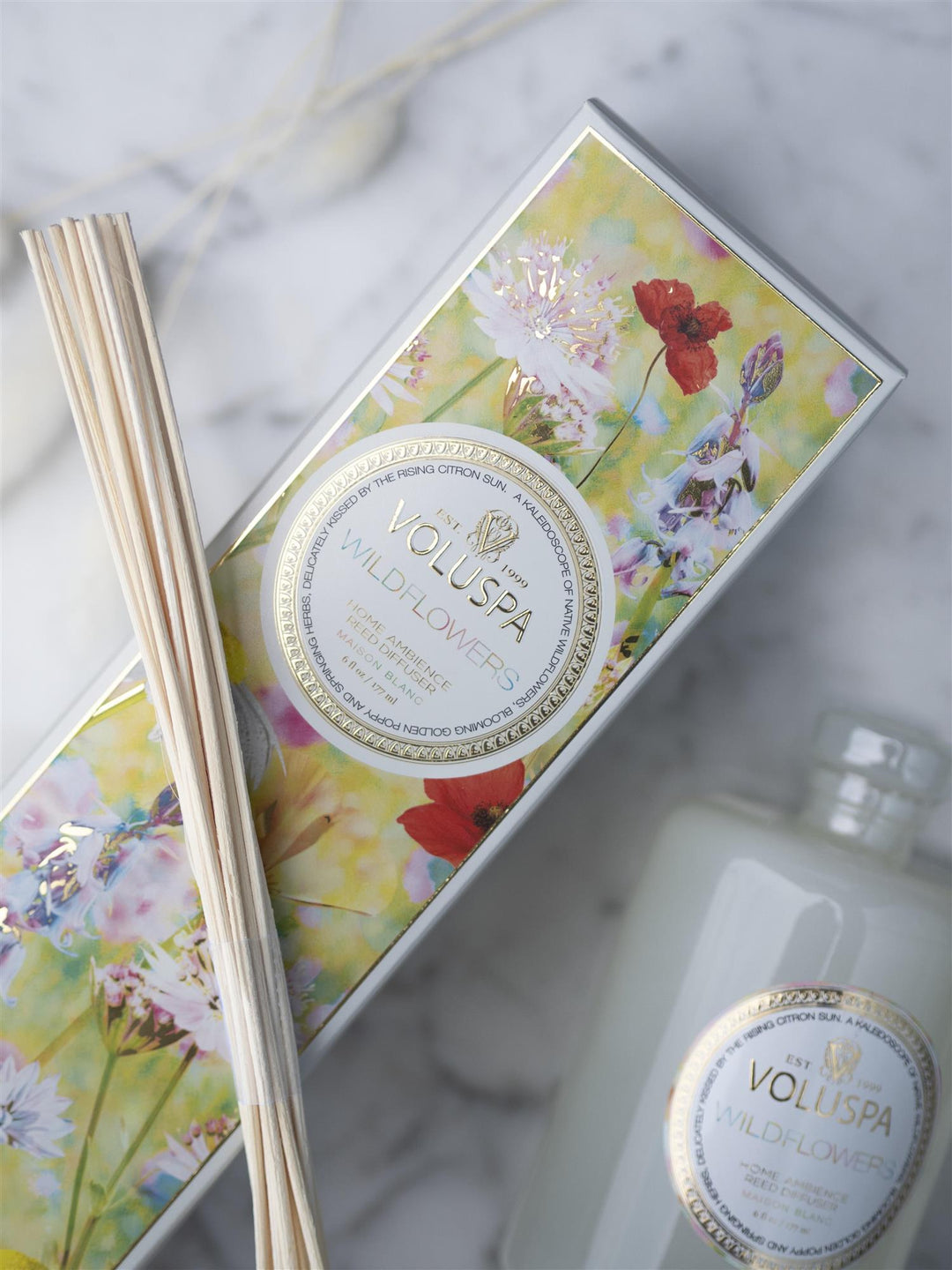 Reed Diffuser Wildflowers Hvit