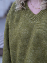 Elisia Nenaya V Pullover Grønn